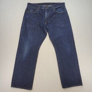 Brooks Brothers Jeans Mens 38x30 Straight Fit Dark Wash Mid Rise Supima Denim